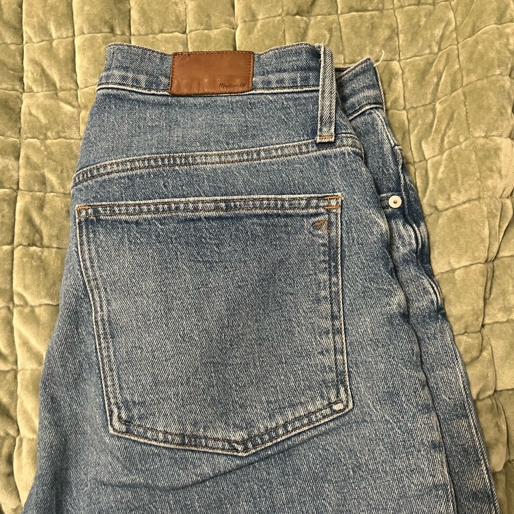 Madewell Blue Perfect Vintage Straight Leg Jeans
